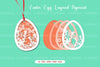 Easter Egg Layered Papercut SVG Bundle