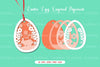 Easter Egg Layered Papercut SVG Bundle