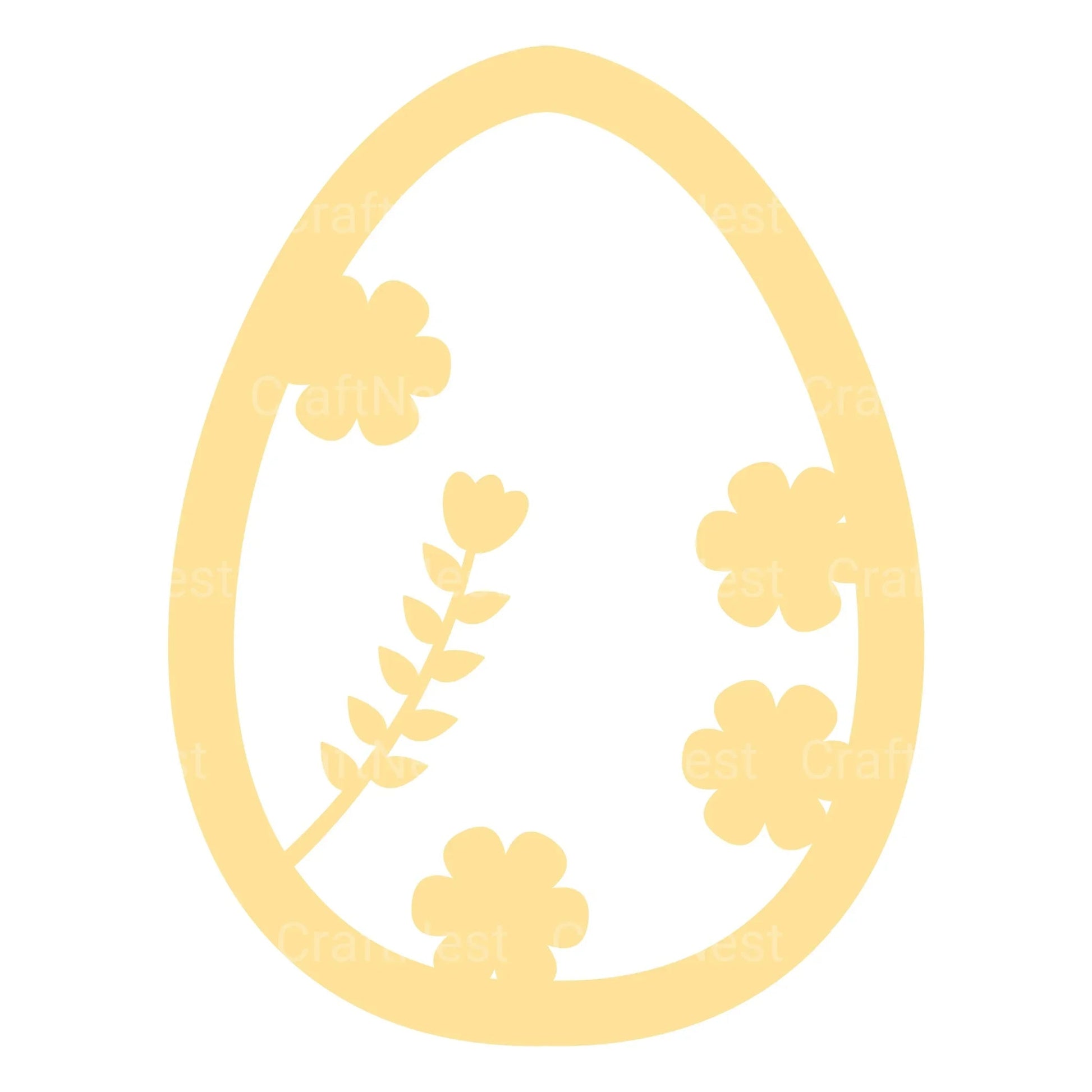 Easter Egg Layered Papercut SVG Bundle - CraftNest - Digital Crafting and Art
