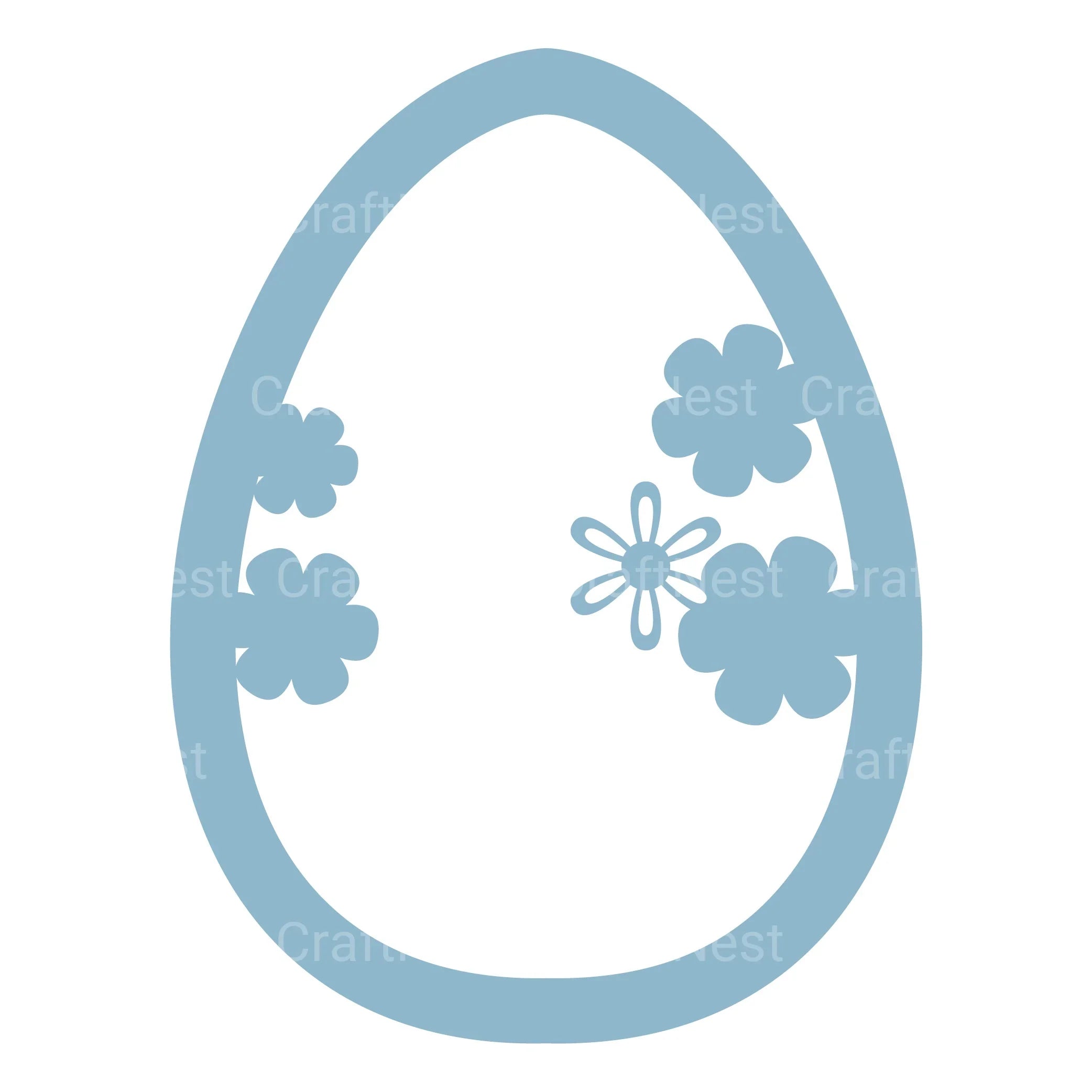 Easter Egg Layered Papercut SVG Bundle - CraftNest - Digital Crafting and Art
