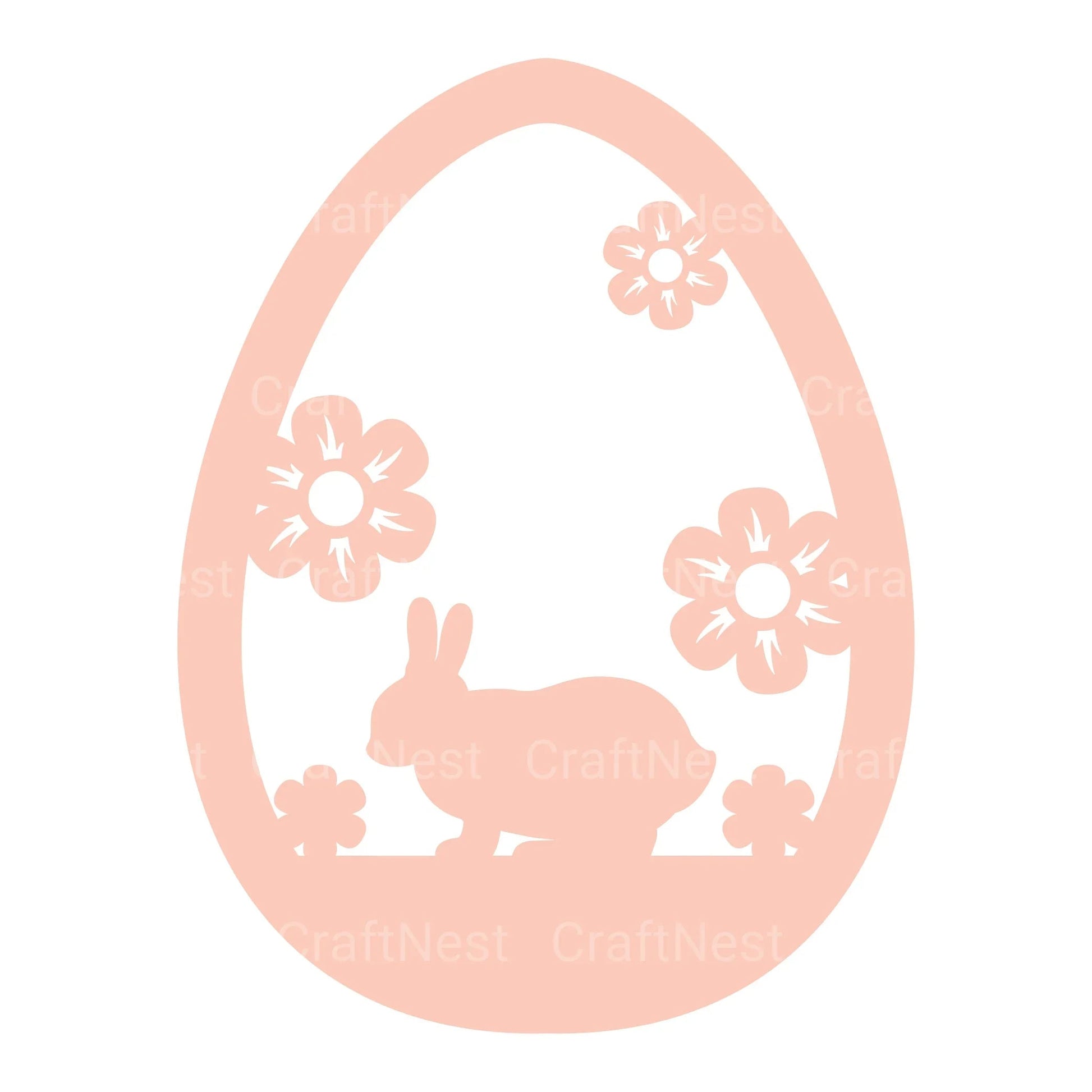 Easter Egg Layered Papercut SVG Bundle - CraftNest - Digital Crafting and Art