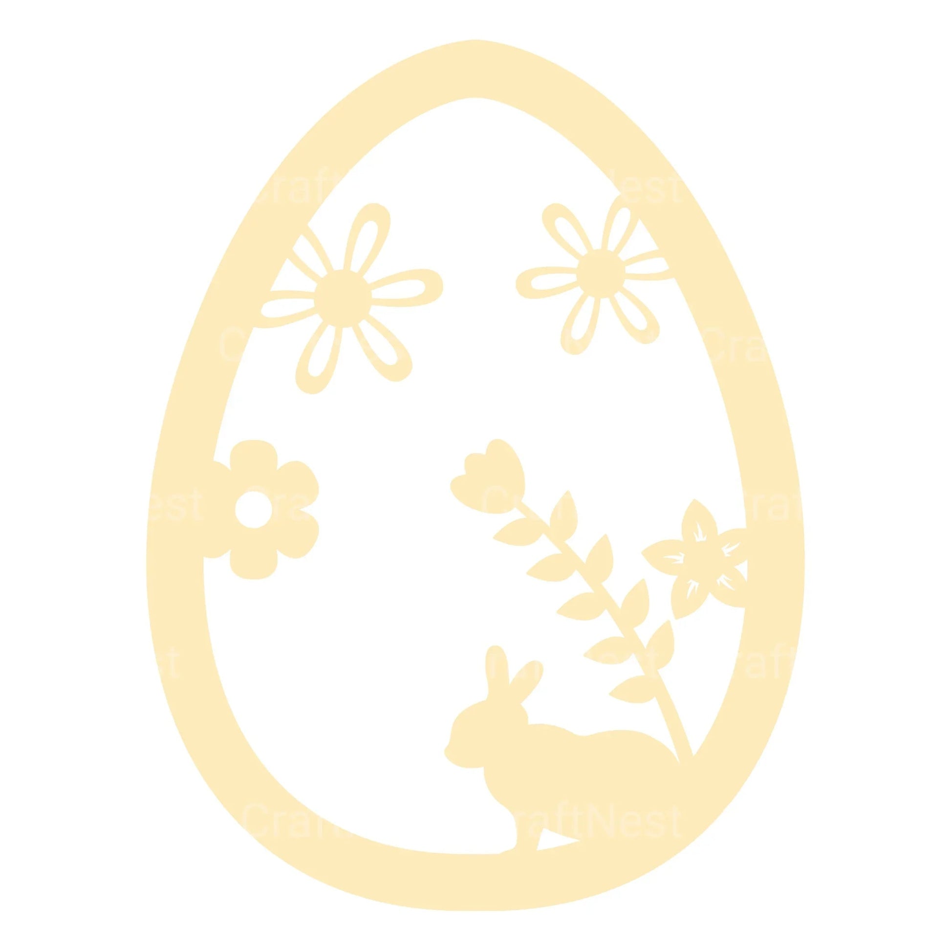 Easter Egg Layered Papercut SVG Bundle - CraftNest - Digital Crafting and Art