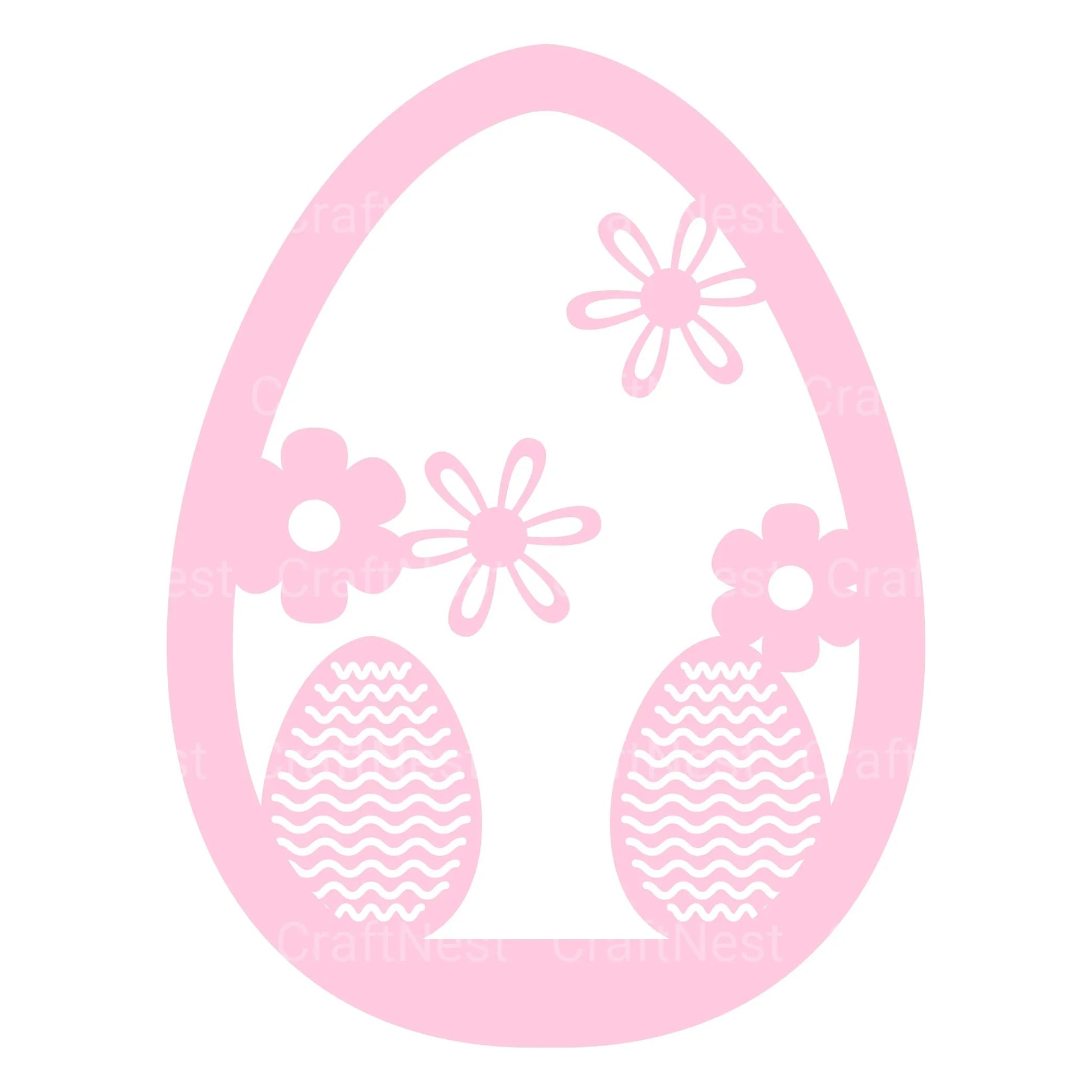 Easter Egg Layered Papercut SVG Bundle - CraftNest - Digital Crafting and Art
