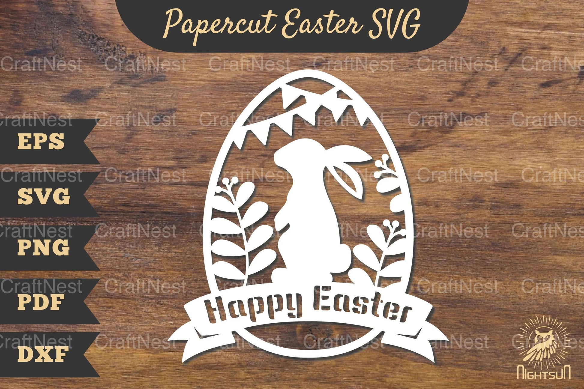 Easter Egg Papercut SVG Bundle - CraftNest - Digital Crafting and Art