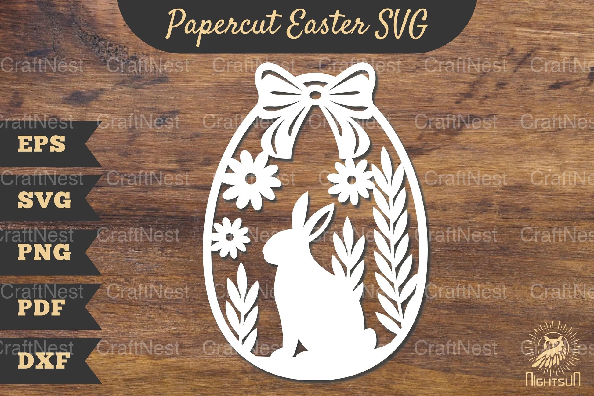 Easter Egg Papercut SVG Bundle - CraftNest - Digital Crafting and Art