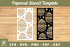 Easter Egg Papercut Stencil Template Bundle