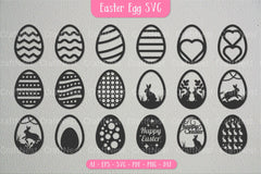 Easter Egg SVG Bundle - CraftNest - Digital Crafting and Art