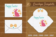 Easter Envelope Template SVG Bundle - CraftNest - Digital Crafting and Art
