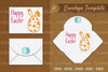 Easter Envelope Template SVG Bundle
