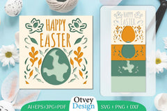 Happy Easter Layered Papercut SVG Bundle 4 - CraftNest - Digital Crafting and Art