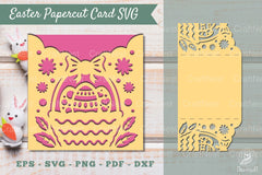 Easter Papercut Card Template SVG Bundle - CraftNest - Digital Crafting and Art