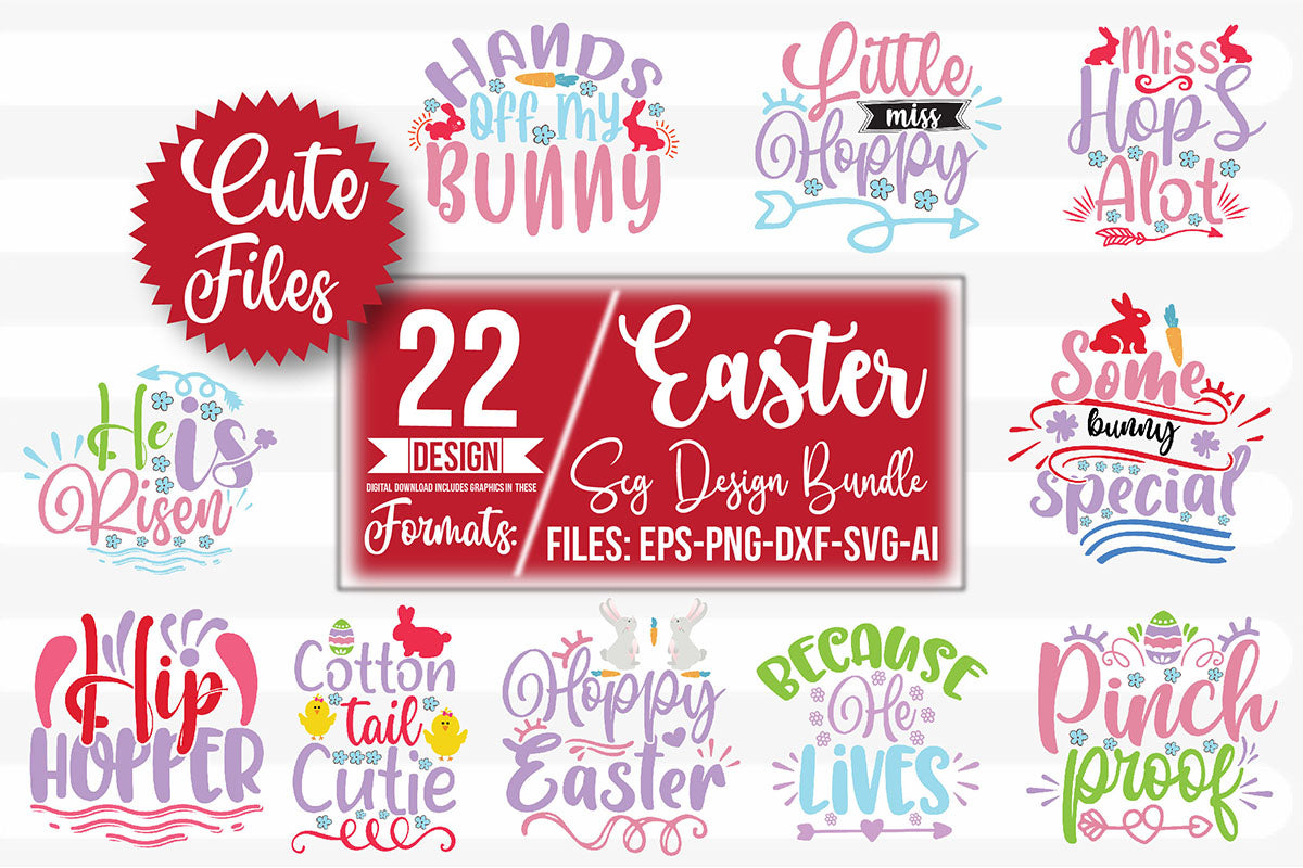 Easter SVG Bundle 12