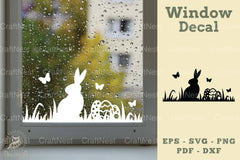 Easter Window Decal SVG Bundle - CraftNest - Digital Crafting and Art
