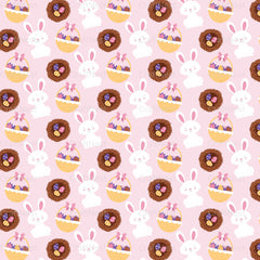 Easter Bunny Seamless Digital Paper - CraftNest - Digital Crafting and Art