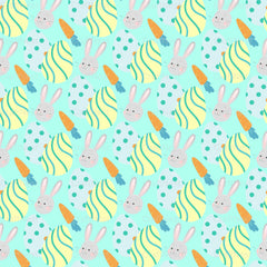 Easter Bunny Seamless Digital Paper - CraftNest - Digital Crafting and Art