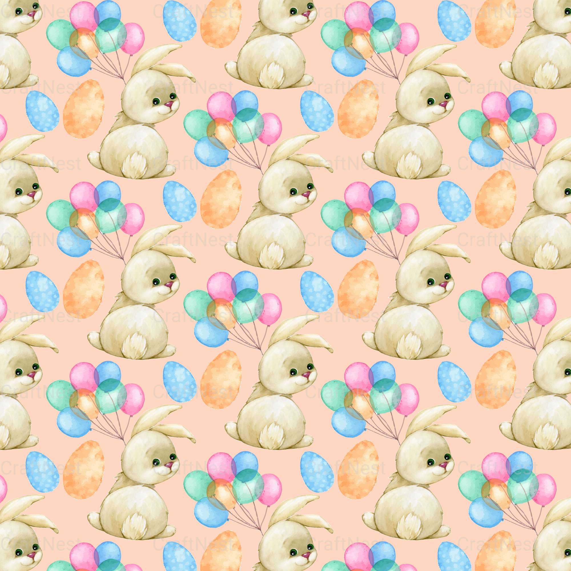 Easter Sublimation Digital Paper - CraftNest - Digital Crafting and Art