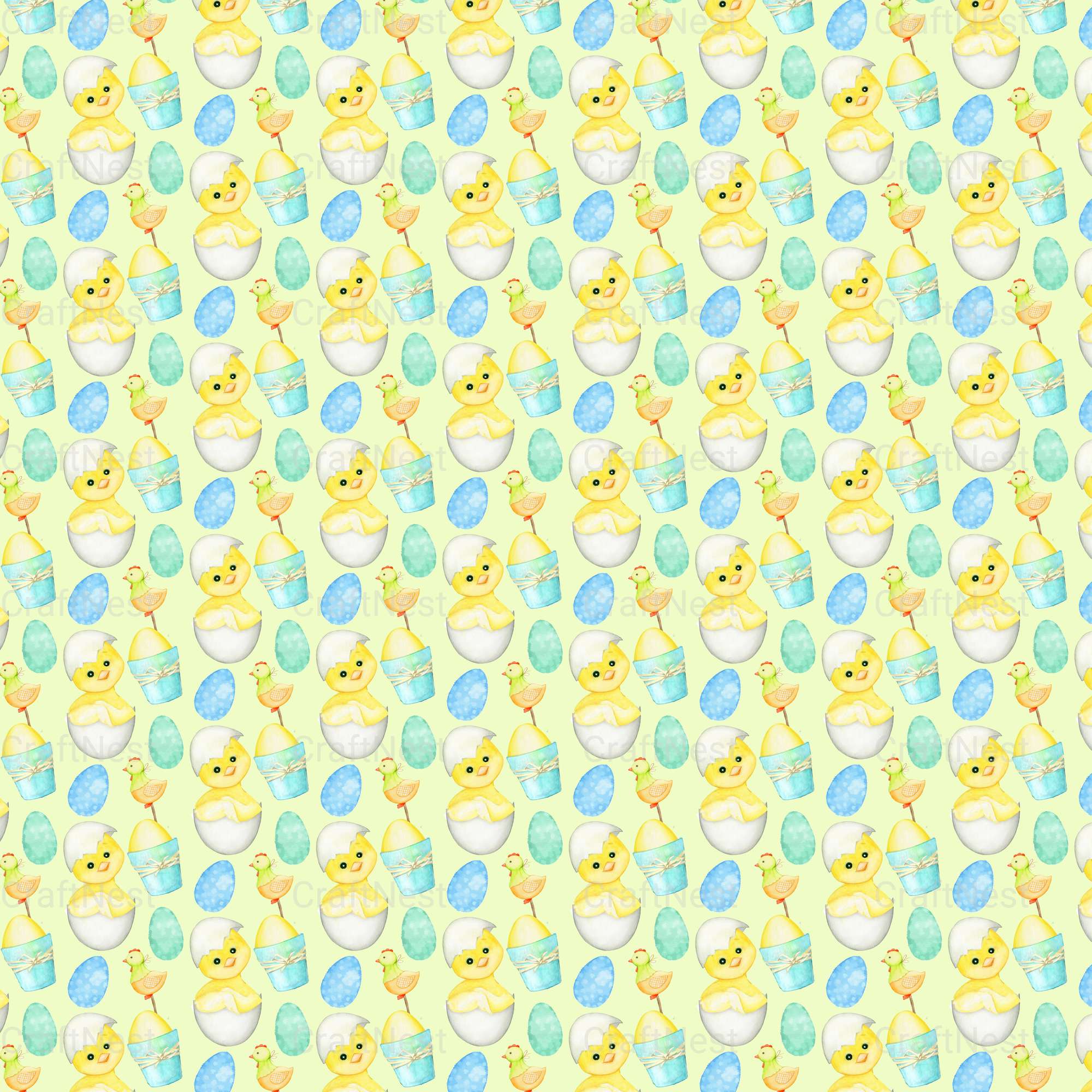 Easter Sublimation Digital Paper - CraftNest - Digital Crafting and Art