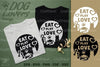 Eat Play Love Dog Quotes SVG Design Bundle