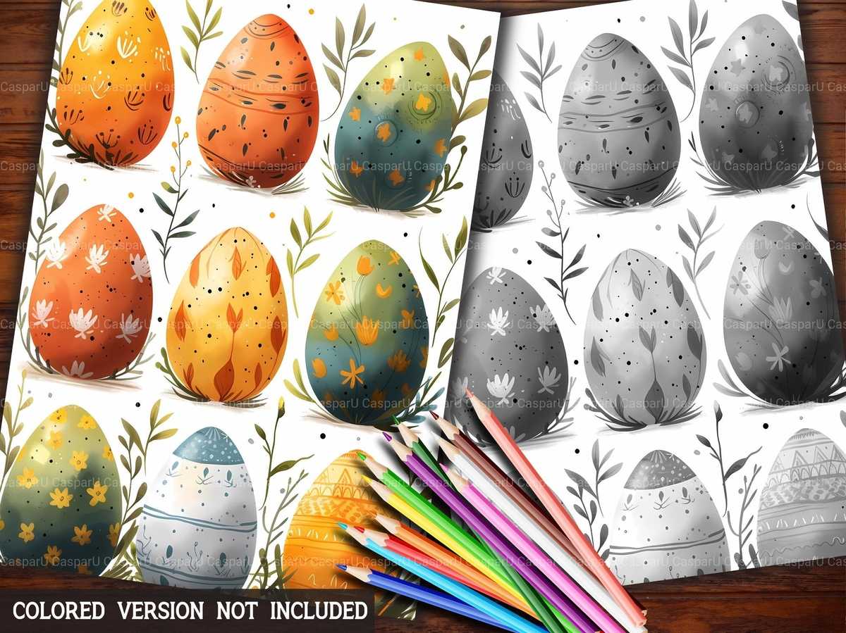 Nature Easter Coloring Books - CraftNest