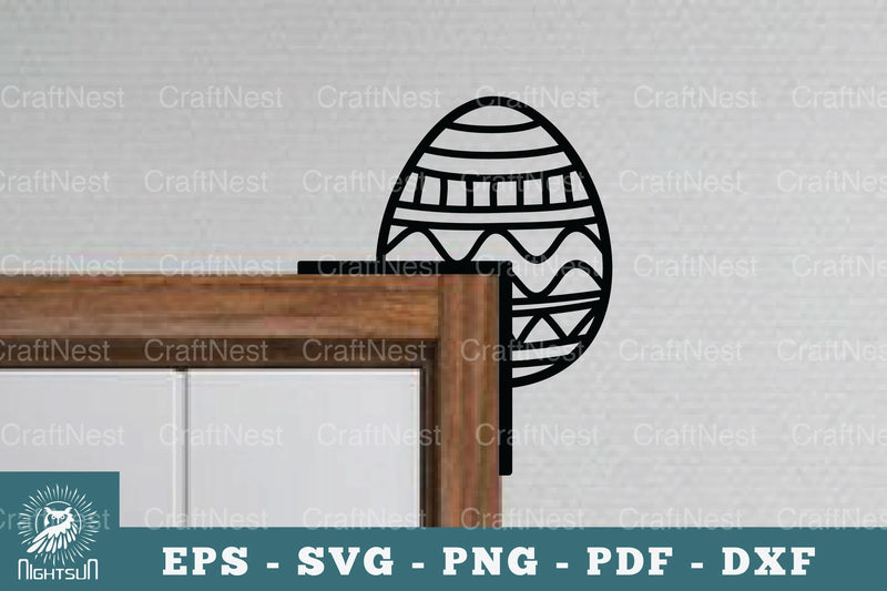 Egg Door Corner Lasercut SVG Bundle - CraftNest - Digital Crafting and Art