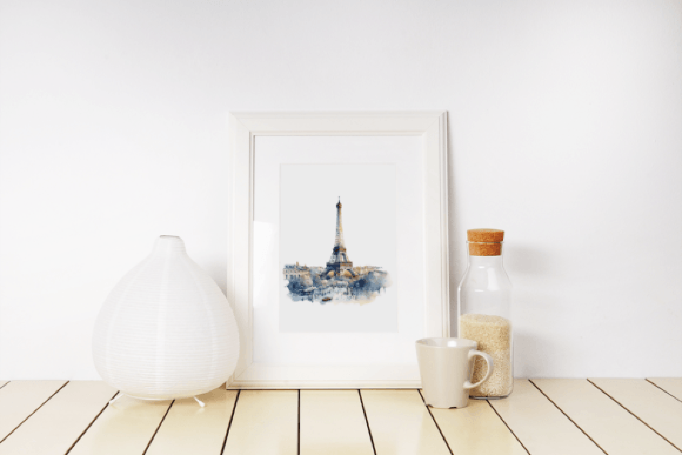 Eiffel Tower Paris France Clipart Bundle