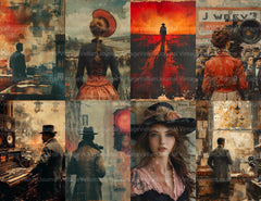 Journalist Junk Journal Pages - CraftNest - Digital Crafting and Art