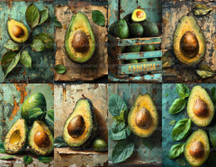 Avocado Junk Journal Pages - CraftNest - Digital Crafting and Art