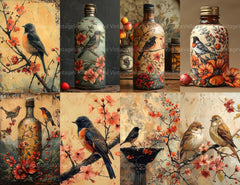 Bird Watching Junk Journal Pages - CraftNest - Digital Crafting and Art