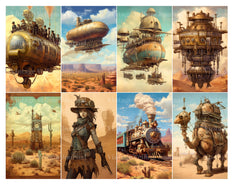 Steampunk Desert World Junk Journal Pages - CraftNest