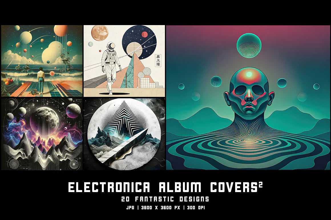 Electronica Album Covers V2