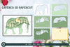 Elephant Layered Papercut 3D SVG Bundle