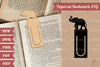 Elephant Papercut Bookmark Clipart Bundle