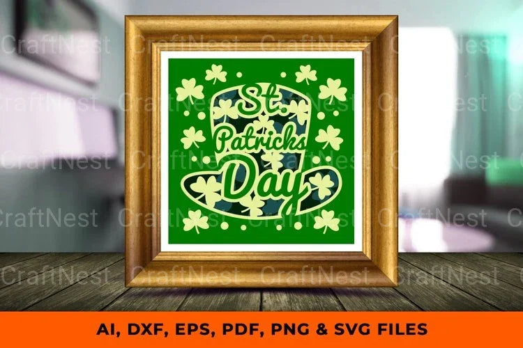 Emerald Dreams St Patrick's Day 3D Shadow Box SVG Bundle - CraftNest - Digital Crafting and Art