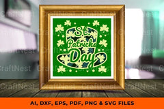 Emerald Dreams St Patrick's Day 3D Shadow Box SVG Bundle - CraftNest - Digital Crafting and Art