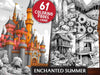 Enchanted Summer Coloring Books