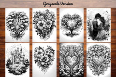 Enchanted Valentines Day Coloring Books - CraftNest