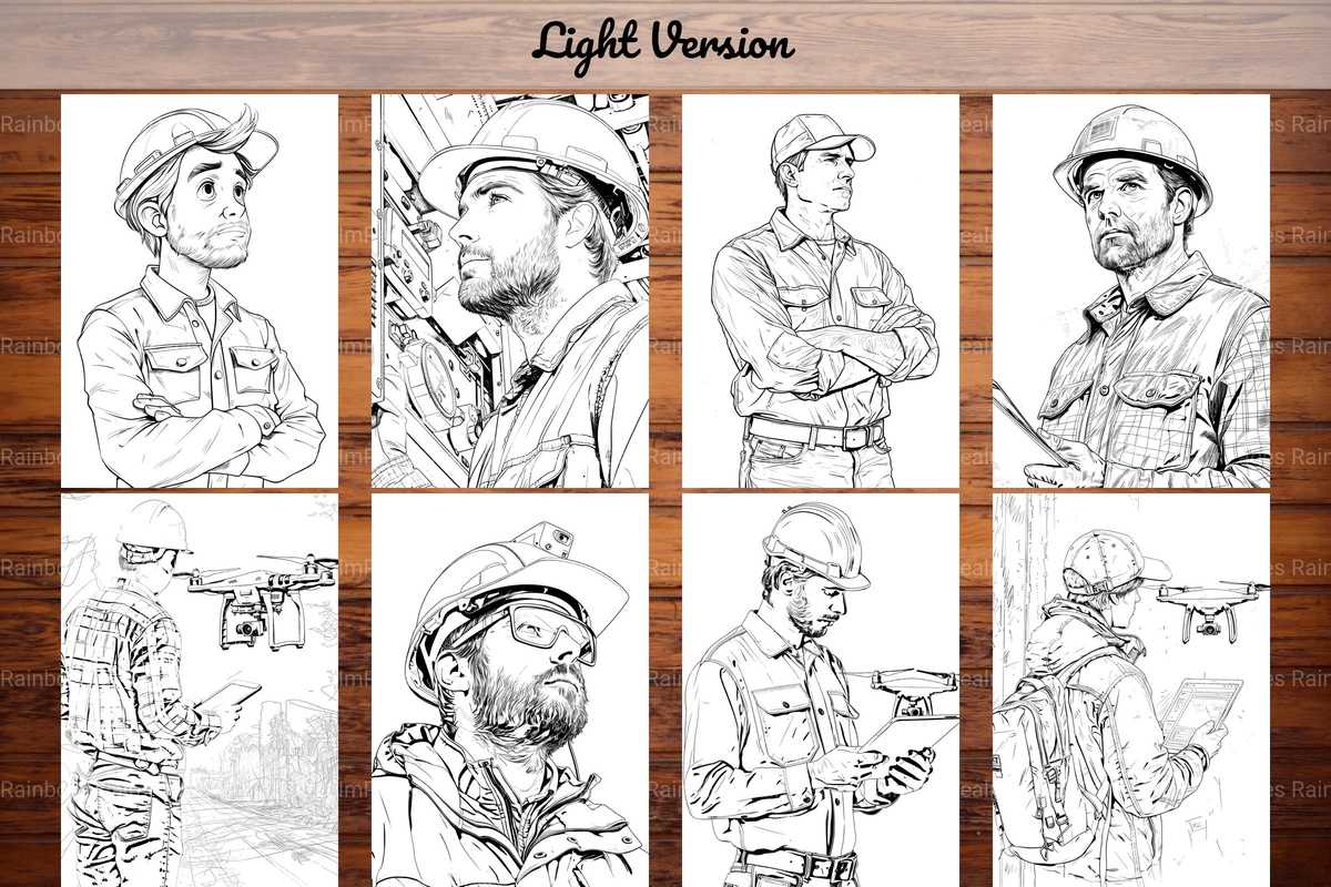 Engineer Coloring Books - CraftNest - Digital Crafting and Art
