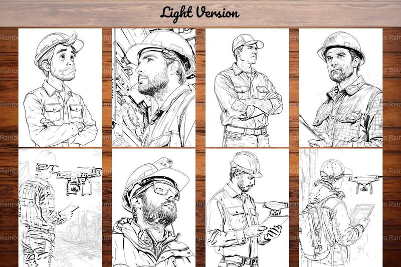 Engineer Coloring Books - CraftNest - Digital Crafting and Art