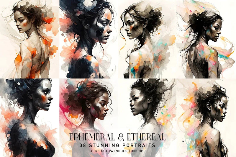 Ephemeral and Ethereal - Women - CraftNest - Digital Crafting and Art