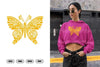 Ethnic Butterfly Clipart Bundle