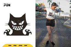 Evil Cat Halloween SVG Bundle - CraftNest - Digital Crafting and Art