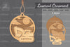 Excavator Laser Cut Ornament Clipart Bundle