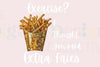 Exercise vs. Extra Fries Clipart Bundle
