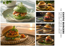 Exotic Burgers - Stock Images - CraftNest - Digital Crafting and Art
