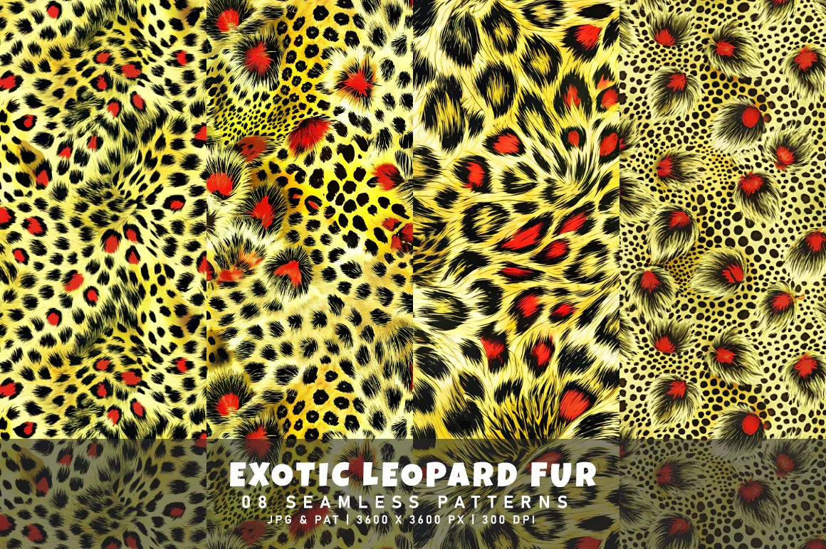 Exotic Leopard Fur - Animal Print - CraftNest - Digital Crafting and Art