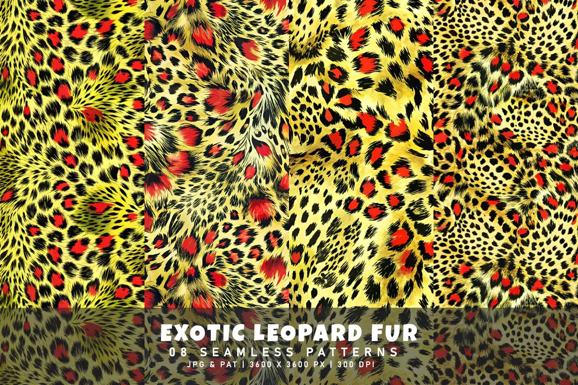 Exotic Leopard Fur - Animal Print - CraftNest - Digital Crafting and Art