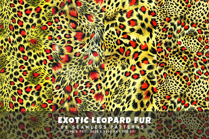 Exotic Leopard Fur - Animal Print - CraftNest - Digital Crafting and Art