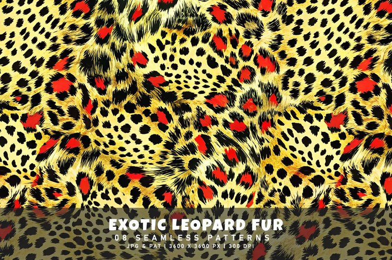 Exotic Leopard Fur - Animal Print - CraftNest - Digital Crafting and Art