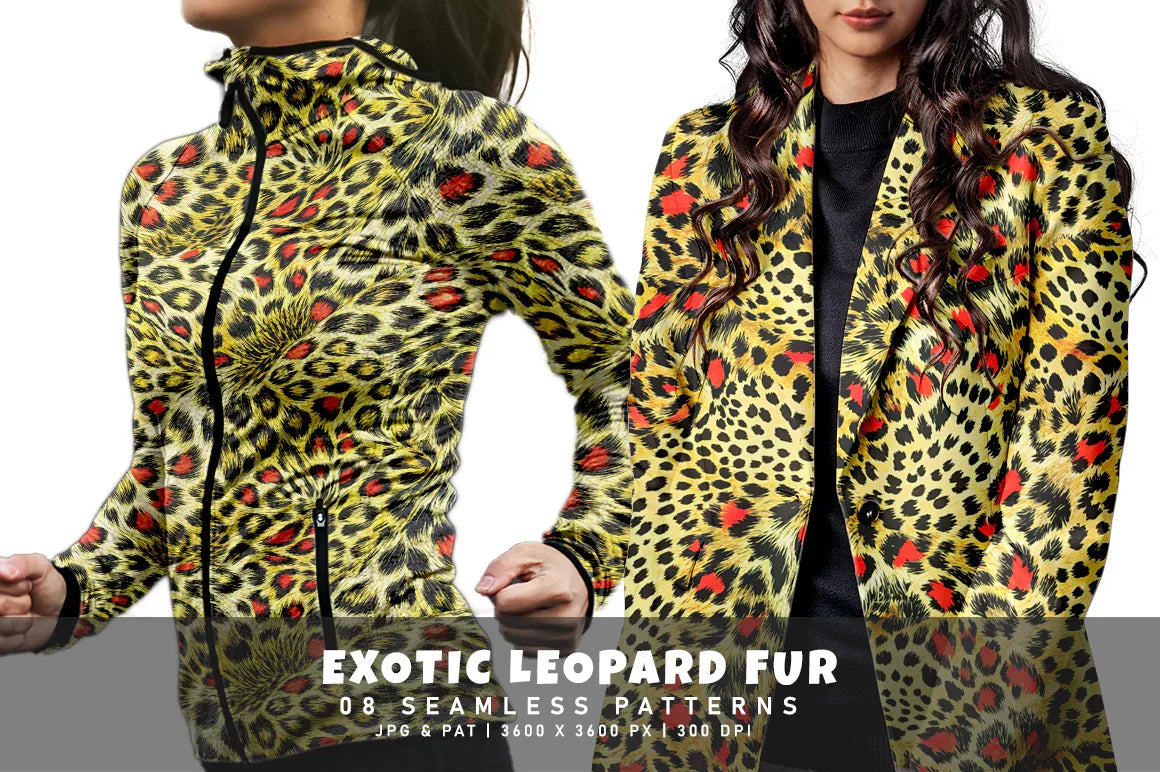 Exotic Leopard Fur - Animal Print - CraftNest - Digital Crafting and Art