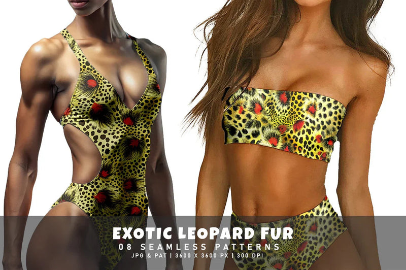 Exotic Leopard Fur - Animal Print - CraftNest - Digital Crafting and Art